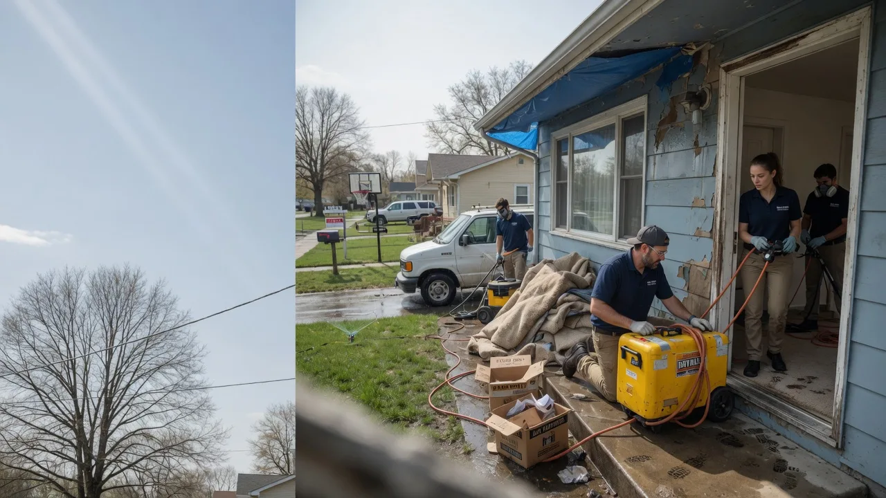 Basement Flood Cleanup in Effingham, KS near me